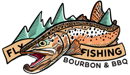 Fly Fishing Bourbon BBQ Sticker